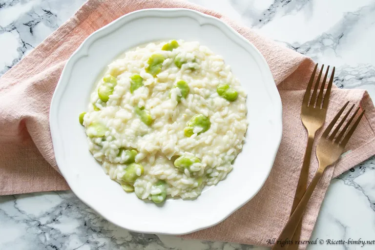 Risotto fave e pecorino Bimby