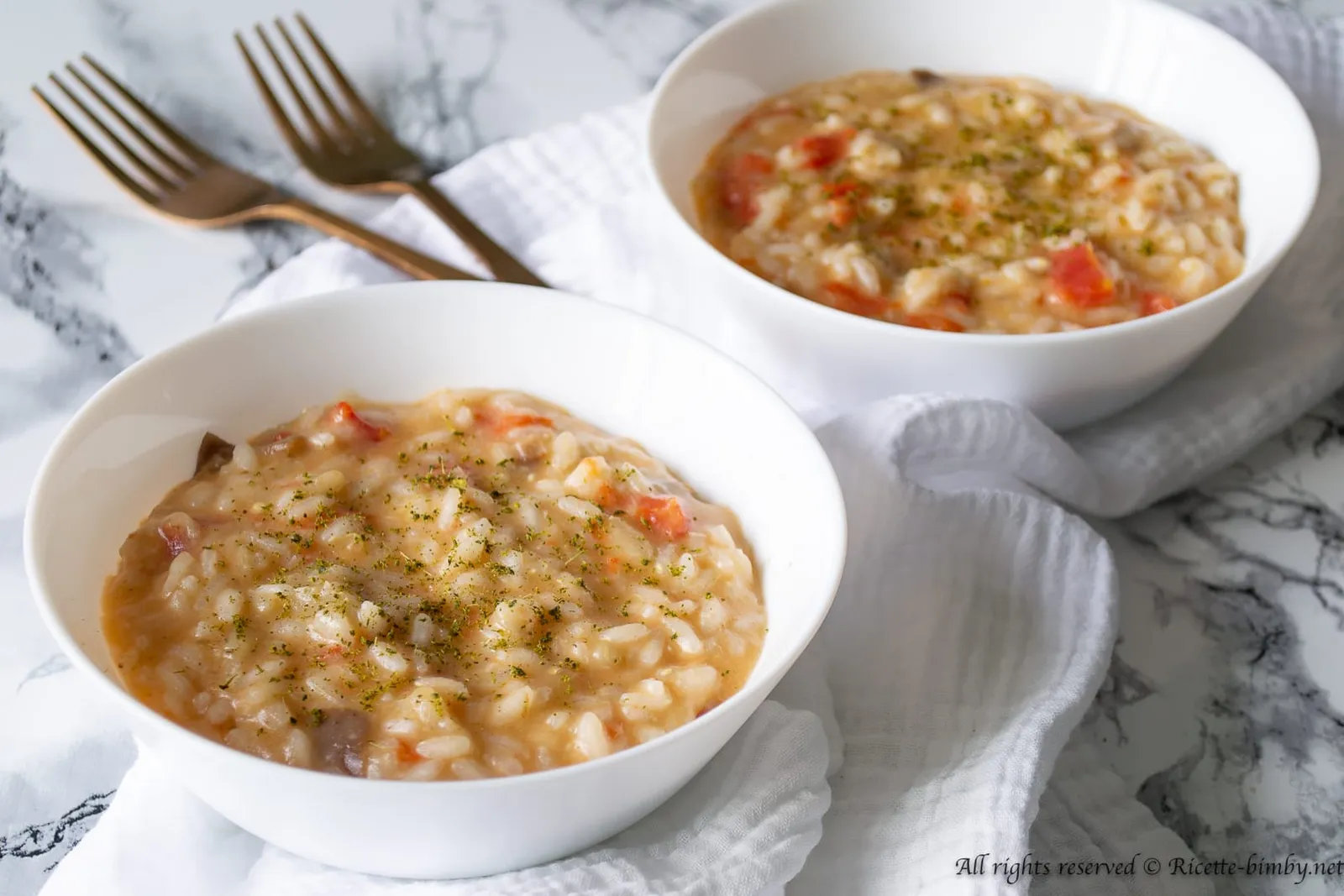 Risotto melanzane e pomodoro Bimby