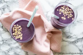 Frappé ai mirtilli Bimby