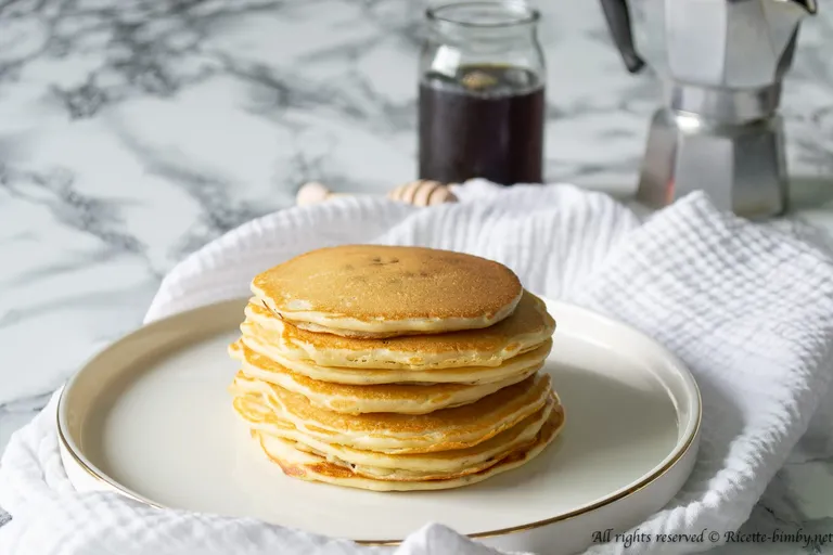 Pancake con gocce di cioccolato Bimby