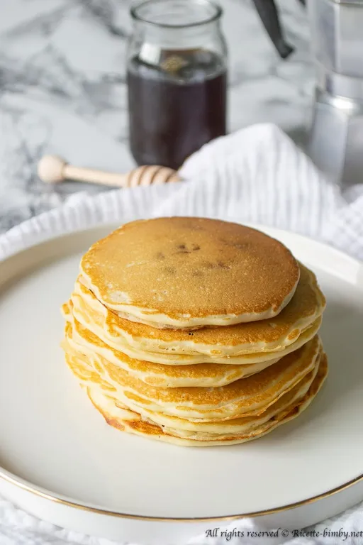 Pancake con gocce di cioccolato bimby