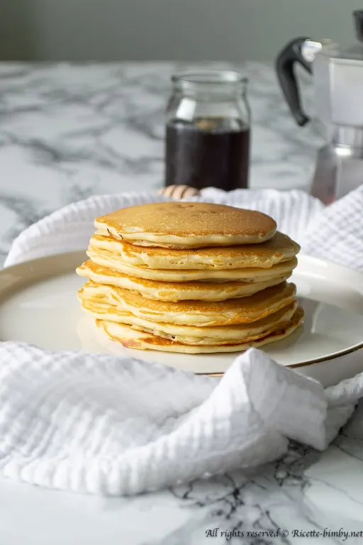 Pancake con gocce di cioccolato bimby
