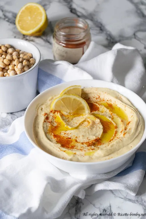 Hummus di ceci cremoso bimby