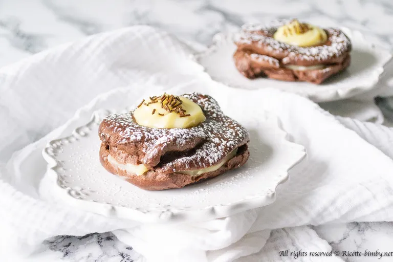 Zeppole di San Giuseppe al cacao Bimby