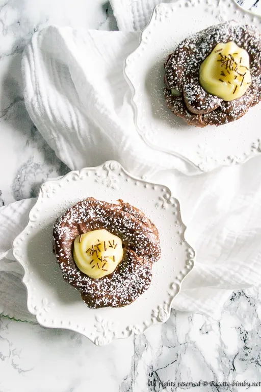 Zeppole di San Giuseppe al cacao bimby