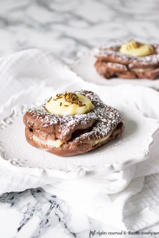 Zeppole di San Giuseppe al cacao bimby