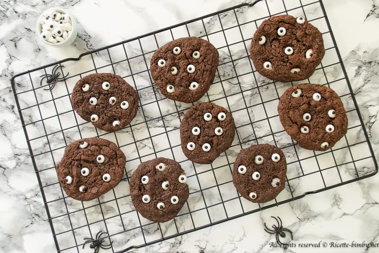 Biscotti al cioccolato di Halloween Bimby
