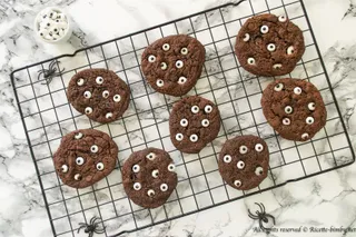 Biscotti al cioccolato di Halloween Bimby