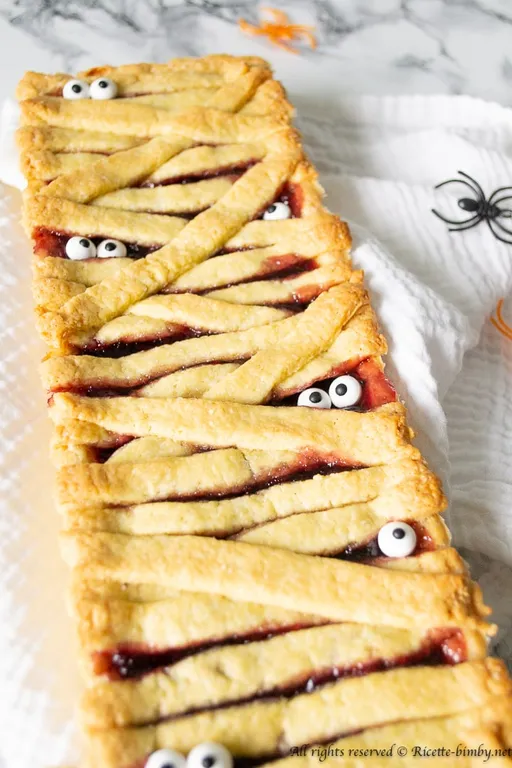 Crostata mummia di Halloween bimby