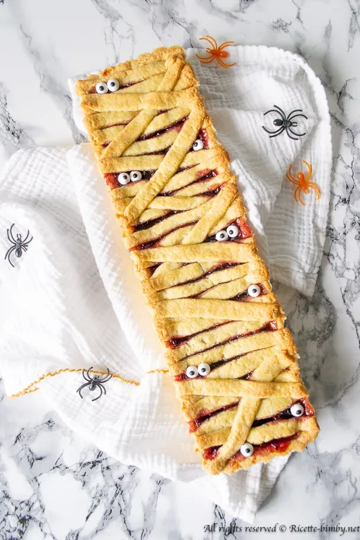 Crostata mummia di Halloween bimby