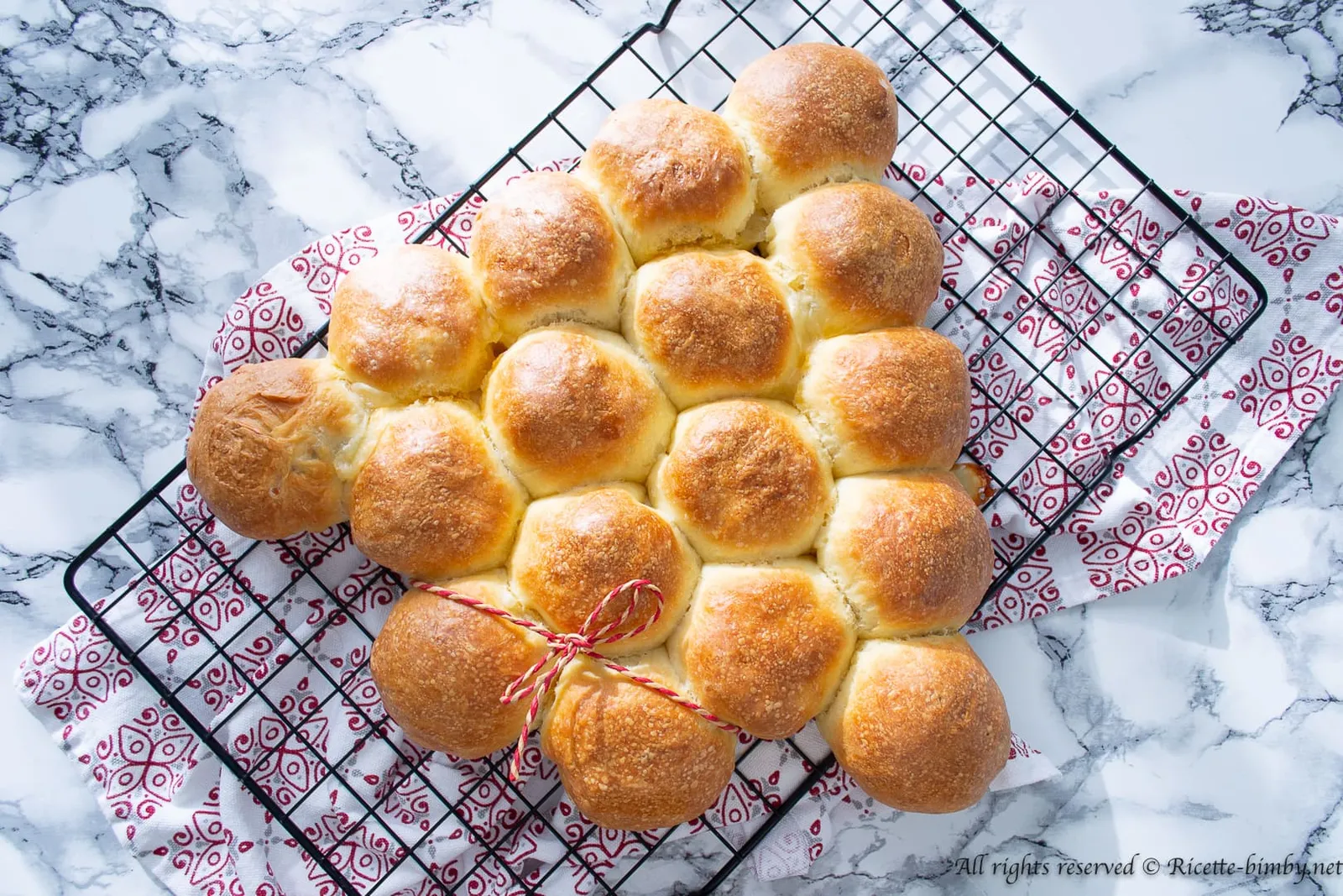 Danubio salato di Natale Bimby