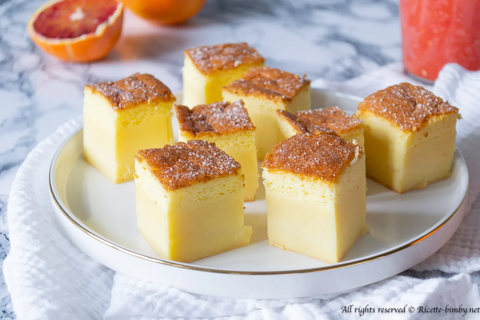 Torta magica all'arancia Bimby