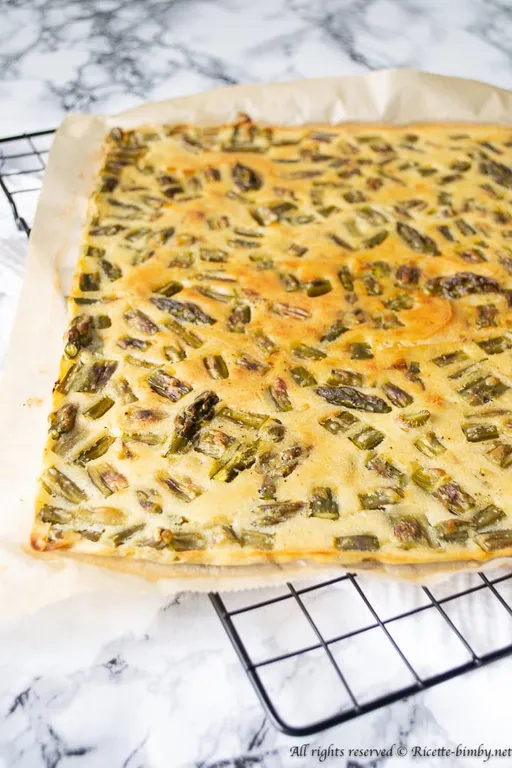 Schiacciata agli asparagi bimby