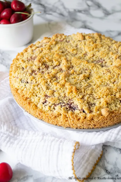 Sbriciolata alla ciliegie bimby