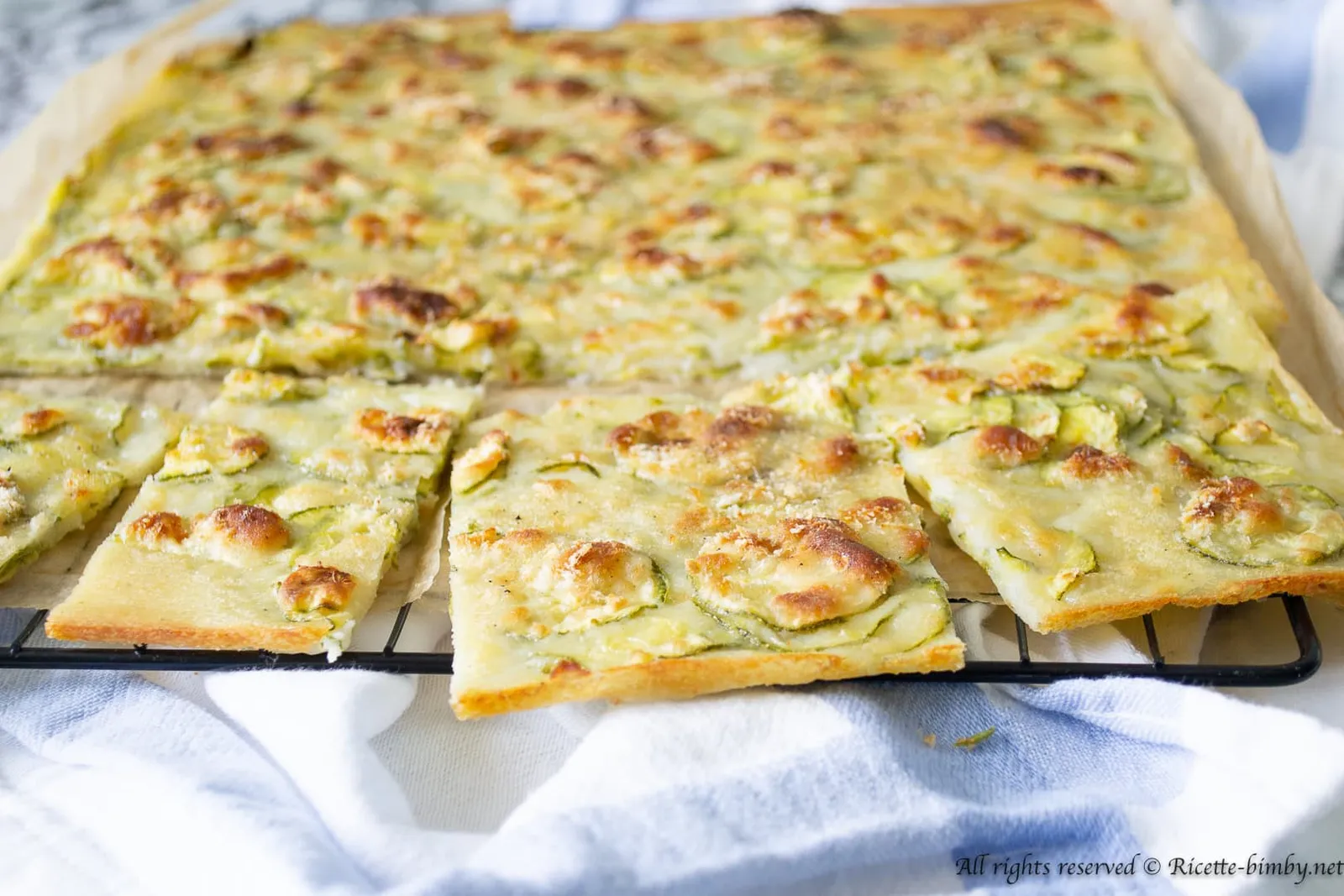 Schiacciata alle zucchine Bimby