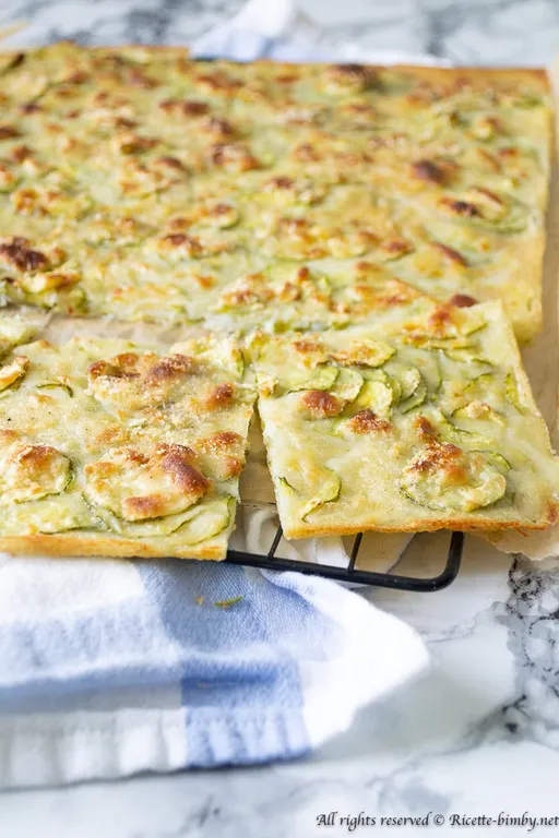 Schiacciata alle zucchine bimby