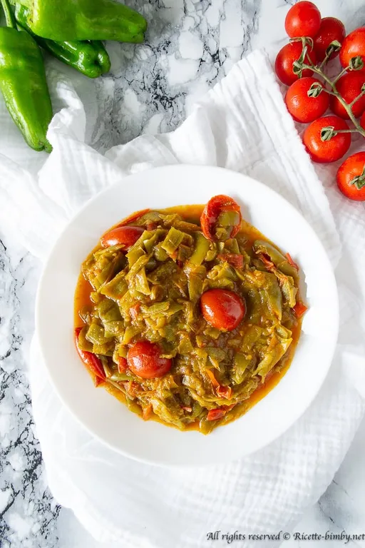 Friggitelli al pomodoro bimby