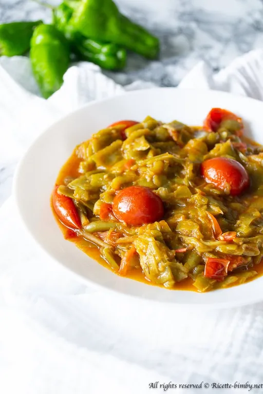 Friggitelli al pomodoro bimby