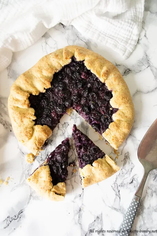 Galette ai mirtilli bimby