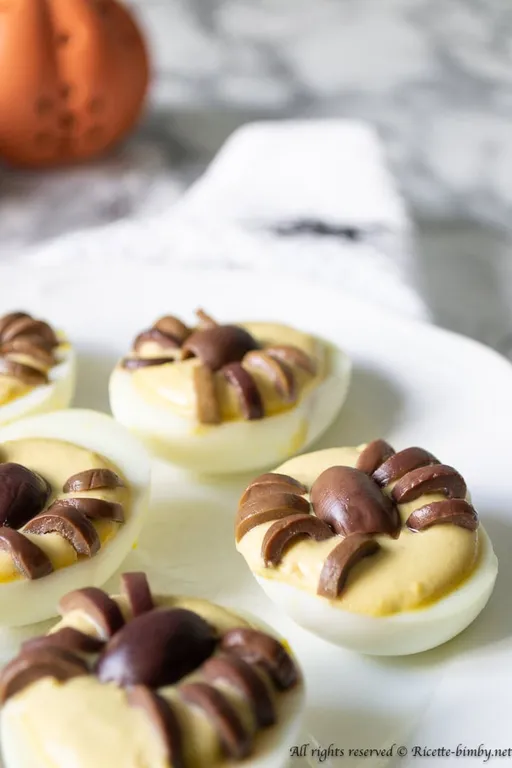 Uova di Halloween ripiene bimby