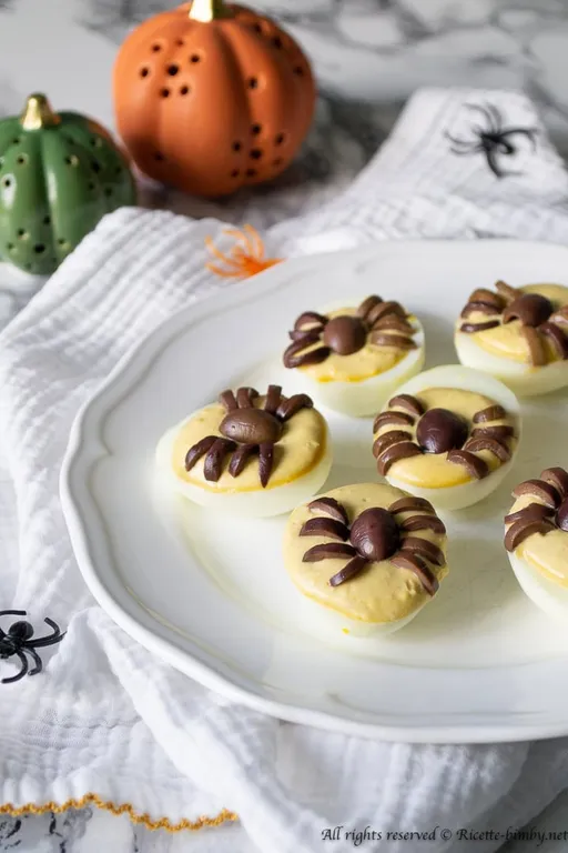 Uova di Halloween ripiene bimby