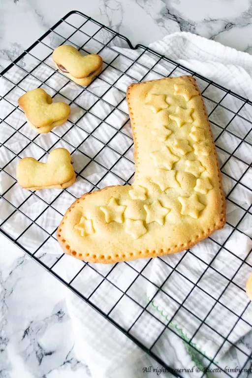 Calza della befana di pasta frolla bimby