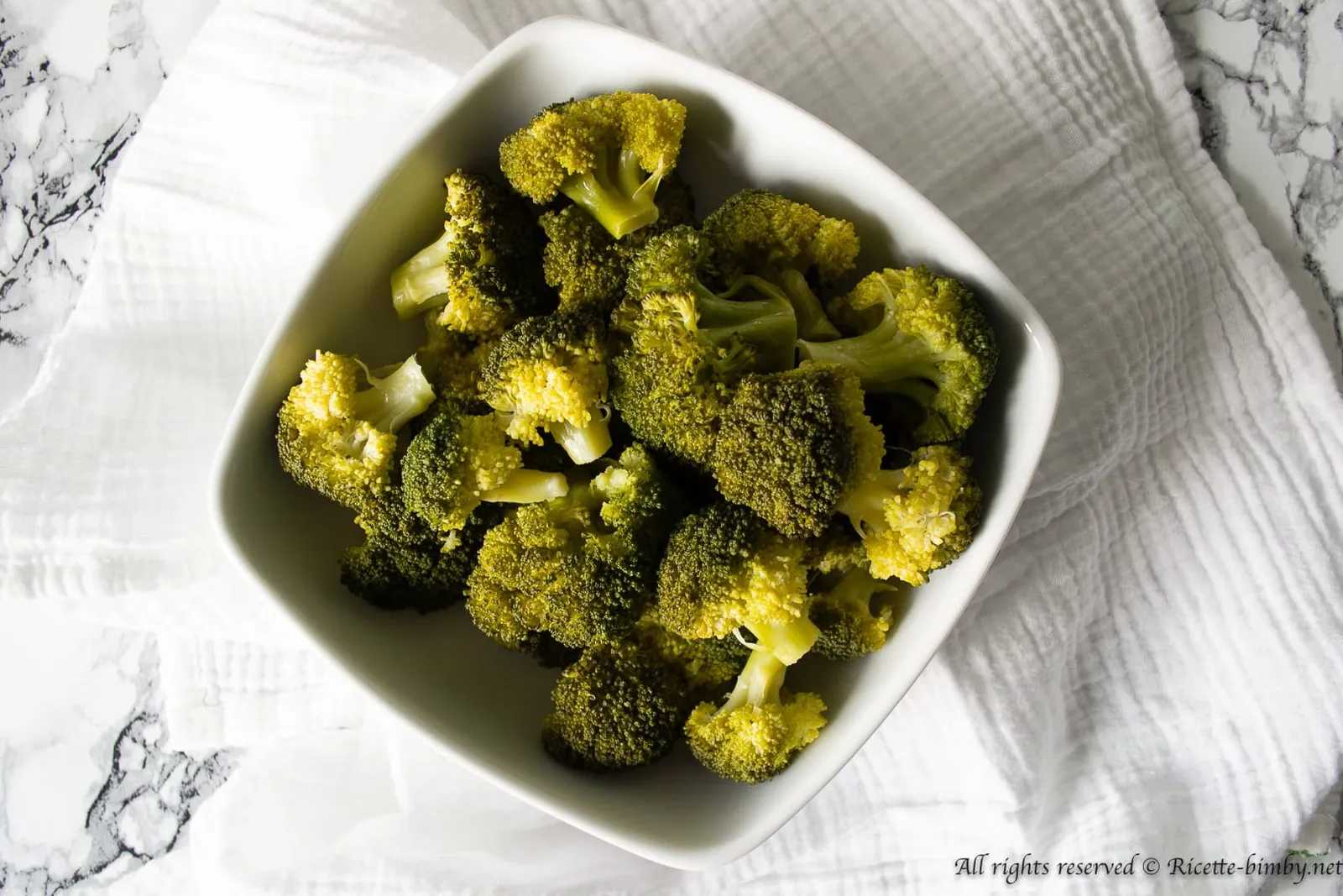 Broccoli al vapore Bimby