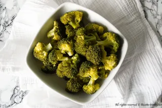 Broccoli al vapore Bimby
