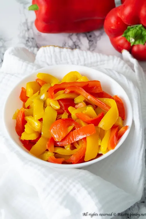 Peperoni stufati bimby