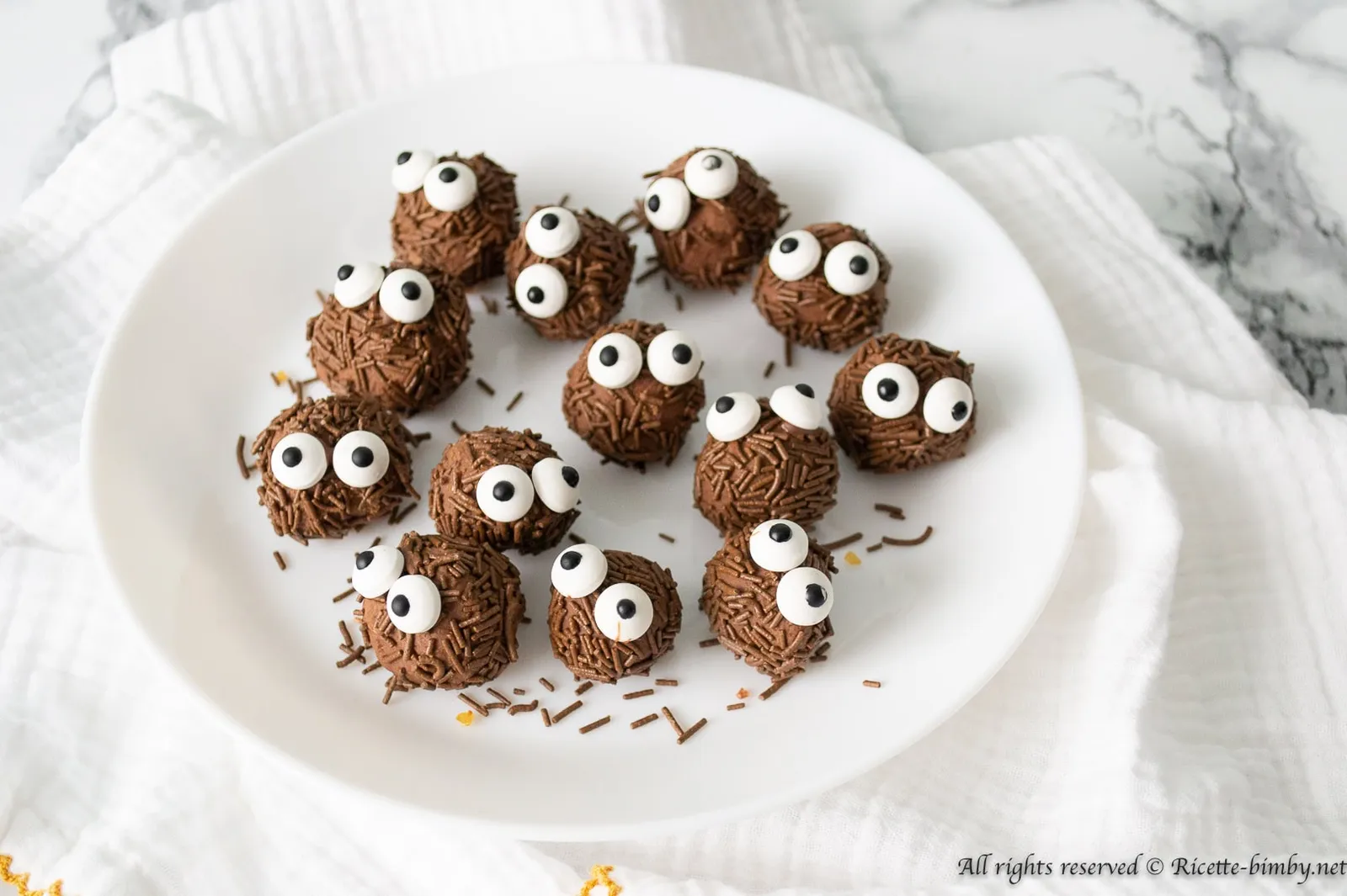 Tartufi di Halloween Bimby